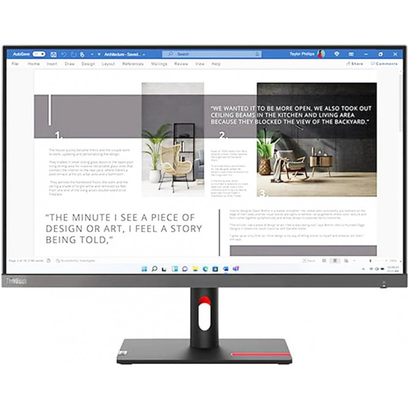 Lenovo ThinkVision S27i-30 27'' Moniteur Lenovo ThinkVision S27i-30 27'' Moniteur